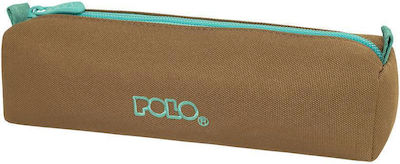 Pencil Case Polo Barrel Original Brown Light Blue