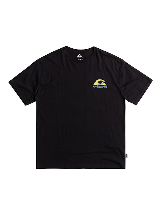 Quiksilver T-shirt Bărbătesc cu Mânecă Scurtă Black