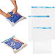 ikonka Plastic Storage Bag for Bags / Clothes Airtight and with Vacuum 9pcs