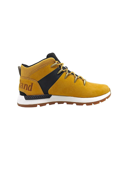 Timberland Sprint Trekker Mid Men's Leather Boots Yellow