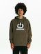 Sweatshirt With Hood Green