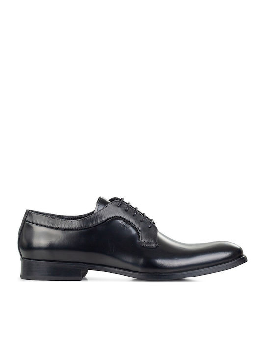 Boss Shoes Leder Herrenschuhe Spazz Point Black