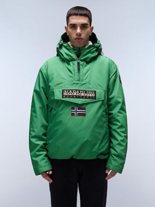 Napapijri Rainforest Winter Jacket Waterproof Green Kelly NP0A4IB9