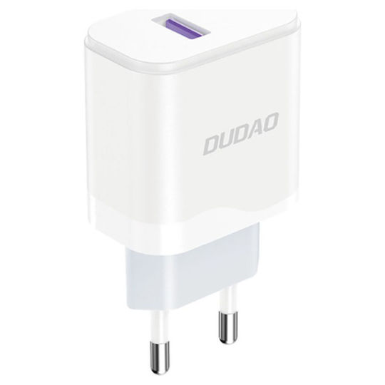 Dudao Încărcător Fără Cablu cu Port USB-A 18W Albς (A20EU)
