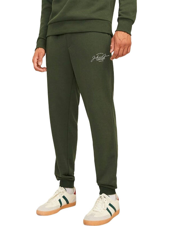 Gordon Sweatpants with Elastic Green