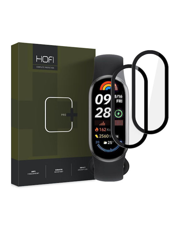 Hofi Hybrid Glass Displayschutzfolie für das Xiaomi Smart Band 9 / 9 NFC 2Stück 995R11