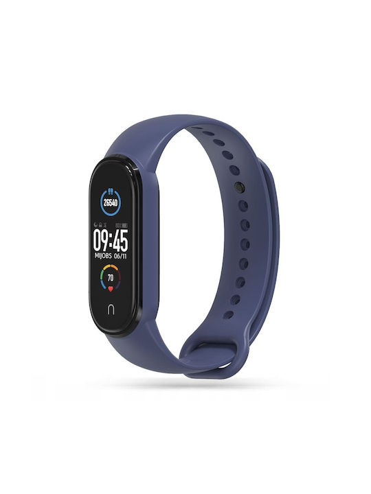 Techwave Armband Silikon Marineblau (Mi Smart Band 5/Mi Smart Band 6)