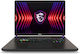 MSI Vector 17 HX A14VHG 17" QHD+ 240Hz (i9-14900HX/32GB/1TB SSD/GeForce RTX 4080/W11 Pro) Cosmos Gray (Tastatură US)