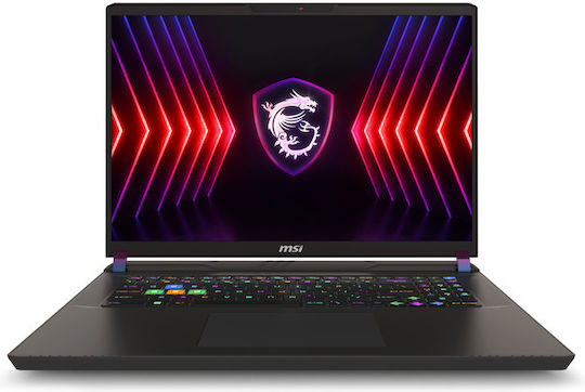 MSI Vector 17 HX A14VHG 17" QHD+ 240Hz (i9-14900HX/32GB/1TB SSD/GeForce RTX 4080/W11 Pro) Cosmos Gray (Tastatură US)
