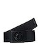 Men's Belt Fabric Webbing Belt Black