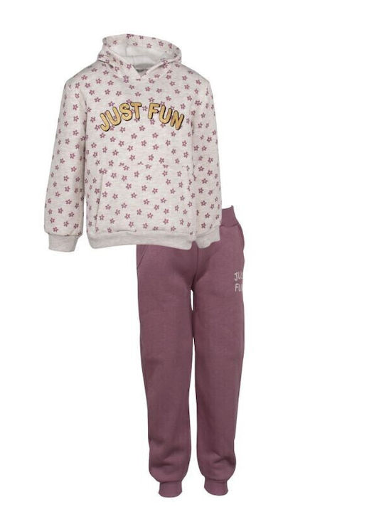 Kinder Sweatpants Set - Jogginganzug Lila 2Stück