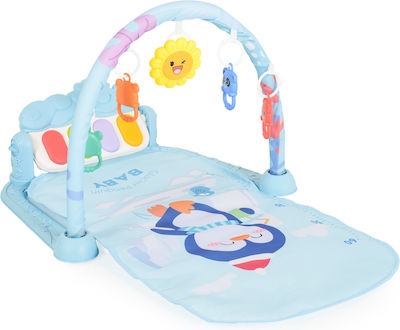 Moni Activity Playmat Penguin Blue for 0+ months