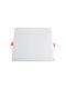 Elmark Ellis Τετράγωνο Χωνευτό LED Panel 18W με Φυσικό Λευκό Φως 4000K 120x120εκ.