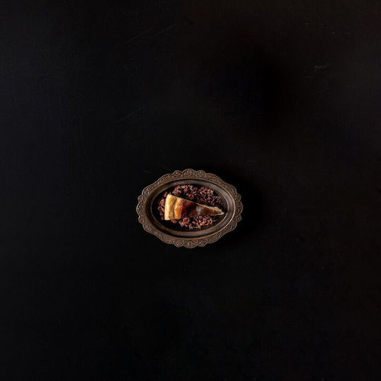 Karni Φοντανιέρα Γυάλινη με Καπάκι 11.5x8.5cm Καφέ