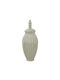 Artekko Vază Decorativă Ceramică Akali Bej 25.5x25.5x65cm 1buc