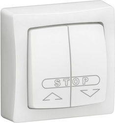 Legrand Oteo Бутон Ролетна Щора Бял