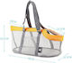 Summer Dog Cat Carrier Fully Ventilated Polyester Oxford Fabric Up to 5.5 kg M50xW20.5xH19.5cm Yellow