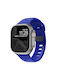 Nomad Кайшка Силиконов Син Galaxy Watch Ultra / Ultra 2 Apple Watch 44/45/46mm/Ultra 49mm Amazfit Verge