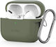 Tech-Protect Hülle Silikon mit Haken Olive Gree...