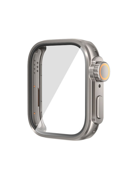 2 in 1 Θήκη Προστασίας + Tempered Glass σε Γκρι χρώμα για Huawei Watch Fit 3