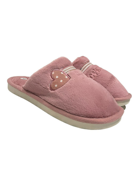 Jomix Winter Women's Slippers in Pink color