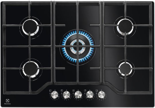 Electrolux Εστία Υγραερίου Αυτόνομη με Απορροφητήρα 74x51εκ.