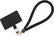 Sonique Wrist Strap for Mobile Phones Black