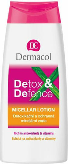 Dermacol Detox & Defence Micellar Lotion Make-up Entferner Gesicht & Augen 200ml