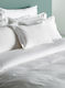 Vesta Home Cearșaf de Hotel Alb Extra Mare 240x270cm Bumbac și poliester 1buc