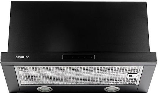 Davoline HQ Pro Συρόμενος Απορροφητήρας 60cm Black