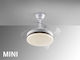 Vento Deckenventilator 35cm mit Leuchte Weiße