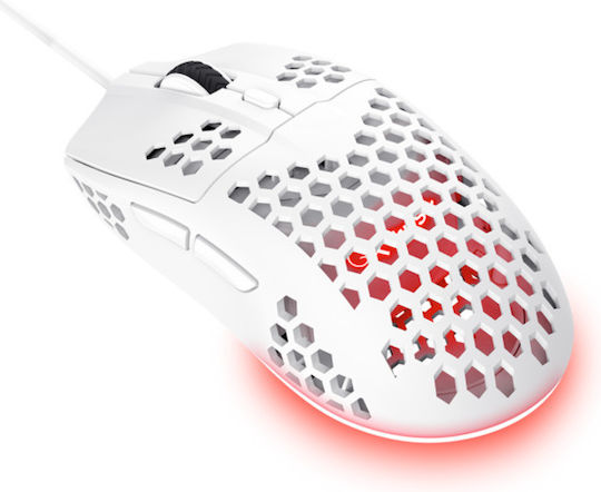 Trust GXT 928 Helox RGB Gaming Ποντίκι 6400 DPI Λευκό