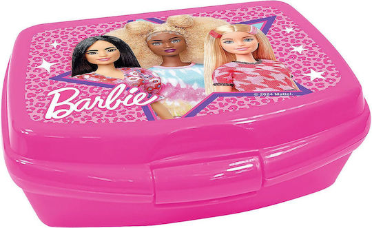 Δοχειο Πλαστικο Φαγητου Barbie 16,5x12,5x6cm 600ml Barbie