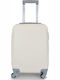 Ormi Cabin Hard Beige Suitcase With 4 Wheels Height 52cm