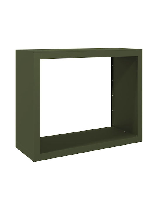 vidaXL Metalic Raft Depozitare lemne 100x40x80c...