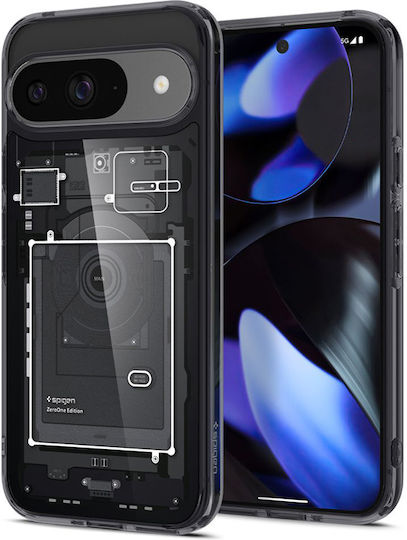 Spigen Ultra Hybrid Umschlag Rückseite Kunststoff 2mm Schwarz (Google Pixel 9 / 9 Pro)