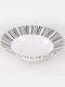 Hermia Plate Soup Ceramic Black with Diameter 26cm