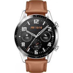 Huawei Watch GT 2 Classic Stainless Steel 46mm Refurbished Grade null Pebble Brown