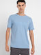 Hugo Boss Men's Short Sleeve Blouse Open Blue