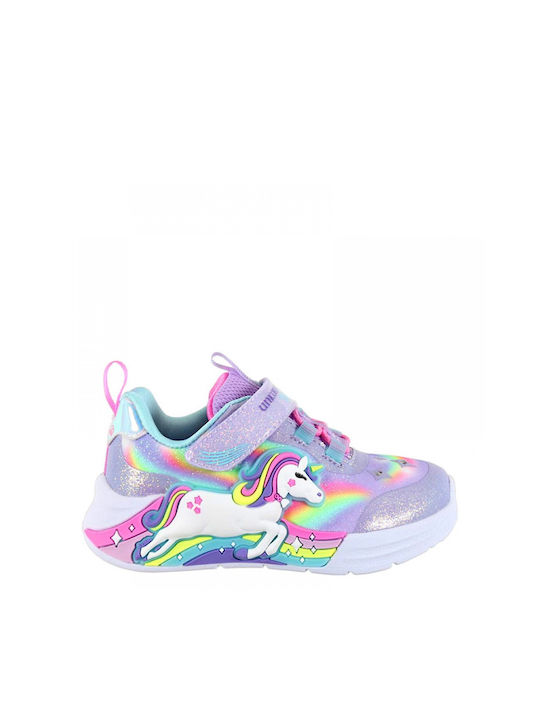 Skechers Kinder-Sneaker mit Lichtern Lila