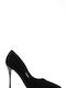 Ligglo Suede Pointed Toe Black Heels