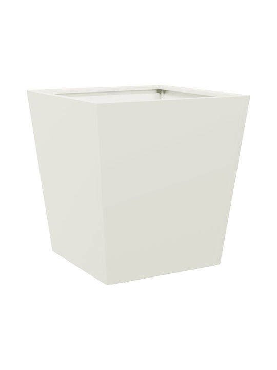 vidaXL Planter Box 40x40cm White 851054