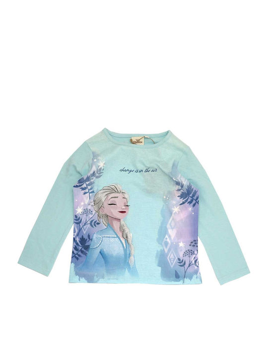 Kids' Shirt Long Sleeve Mint, Blue Frozen