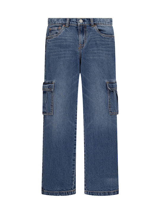 Παιδικό Παντελόνι Cargo Pacific Highway Blue Baggy Cargo Jeans