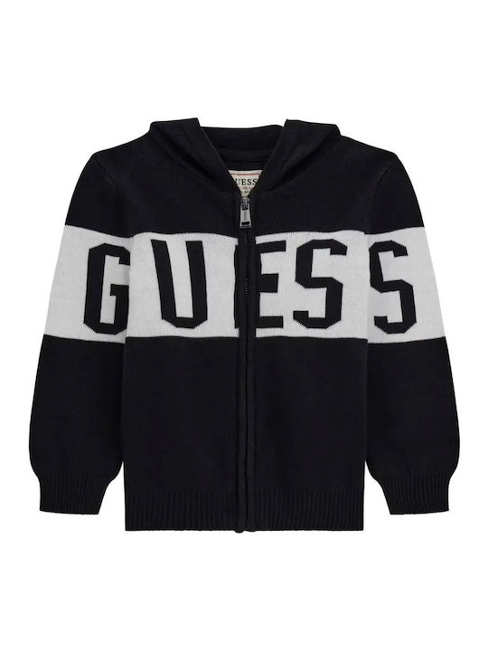 Kids Cardigan Knitted Black