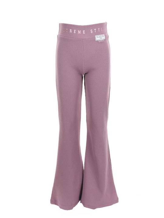 Evita Kinder Leggings Lang purple