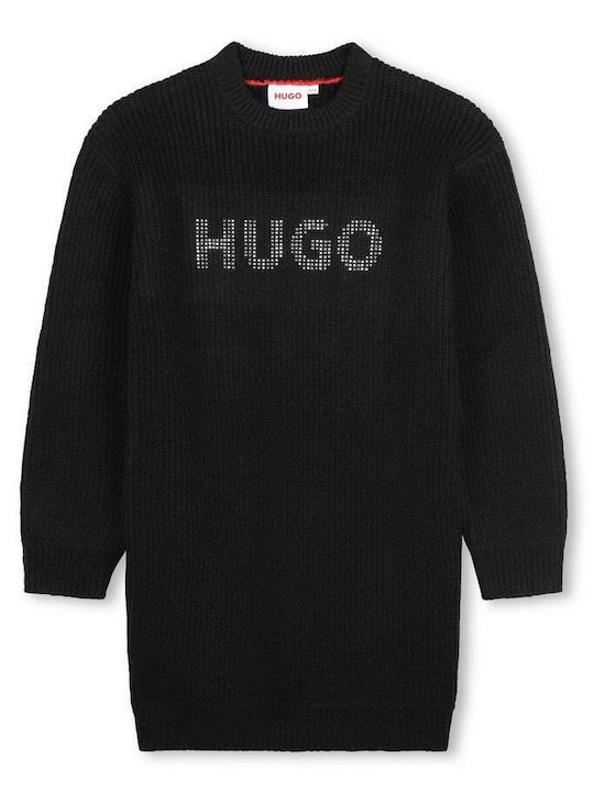 Hugo Boss Mädchen Kleid Schwarz