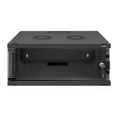 Digitus Soho Series Cabinet Montat pe perete Cabină Rack 4U 54x40cm Negru DN-38011