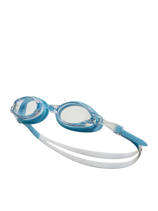 Nike Os Chrome Swimming Goggles Adults with Anti-fog Lenses Blue