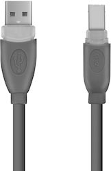 LinQ USB 2.0 USB-A мъжки към USB-B мъжки Сив 3м LinQ USB 2.0 USB-A мъжки към USB-B мъжки Сив 3м